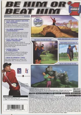 Tiger Woods PGA Tour 2003 box cover back